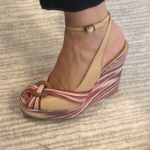 Sport Missoni wedge sandals.  Size 38.